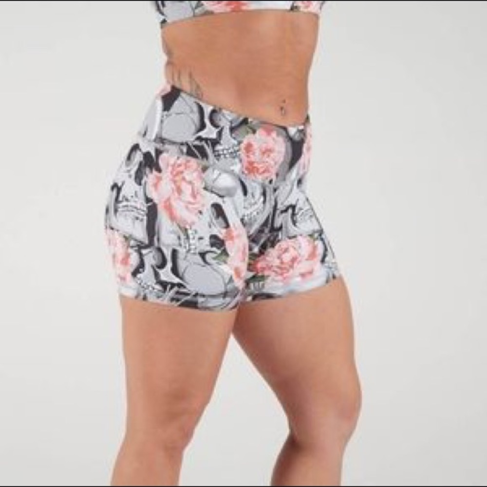 Feed me fight me CrossFit shorts